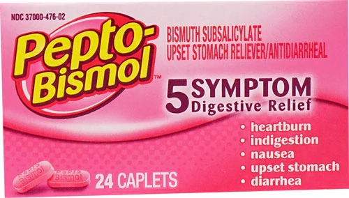 Alívio Digestivo Pepto-Bismol 5 Sintomas 24 Cápsulas