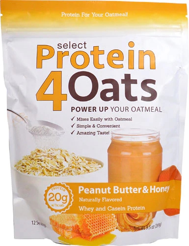 PEScience Select Protein4Oats Sabor Pasta de Amendoim e Mel - 12 Porções