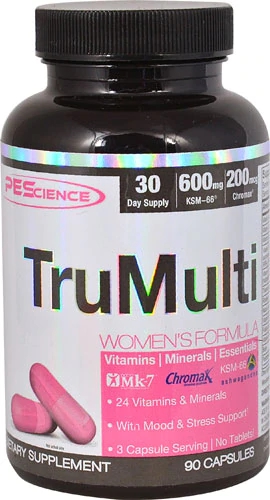 PEScience TruMulti Mulher - 90 Cápsulas: Energia e Bem-Estar Diário