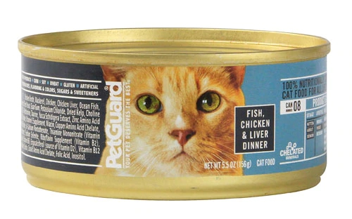 Ração Úmida PetGuard Peixe Frango e Fígado para Gatos - 156g