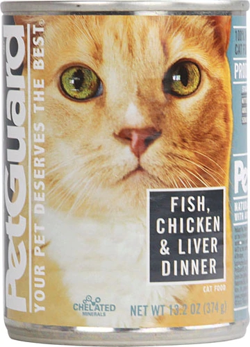Ração Úmida PetGuard Peixe Frango e Fígado - 374g