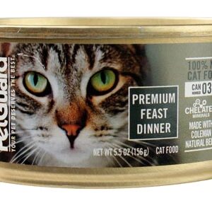 Ração Úmida PetGuard Premium Feast Dinner para Gatos - 156g