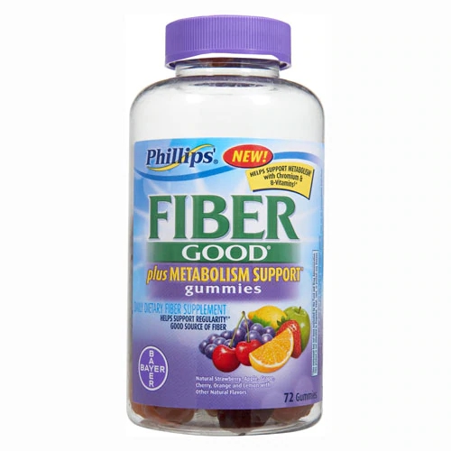 Phillips Fiber Good Plus Gomas de Morango 72 Unidades - Suporte ao Metabolismo
