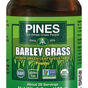 Pines International Wheat Grass Orgânico em Pó - 100g (3.5 oz)