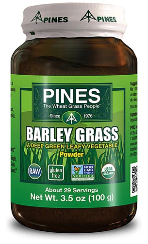 Pines International Wheat Grass Orgânico em Pó - 100g (3.5 oz)