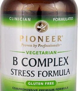 Pioneer B Complex Stress Formula 120 Comprimidos Vegetarianos - Fórmula Anti-Estresse Completa