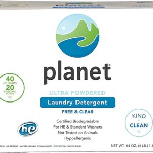 Comprar planet ultra powdered laundry detergent free & clear -- 64 oz preço no brasil laundry laundry detergent natural home suplementos em oferta suplemento importado loja 29 online promoção -