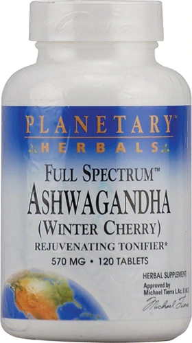Planetary Herbals Full Spectrum™ Ashwagandha -- 570 mg - 120 Tablets