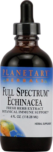 Planetary Herbals Echinacea Full Spectrum 4 fl oz (aprox. 118ml) - Suporte Imunológico Natural