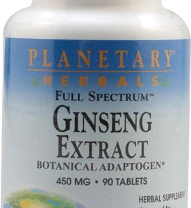 Planetary Herbals Extrato de Ginseng Full Spectrum 450mg - 90 Comprimidos