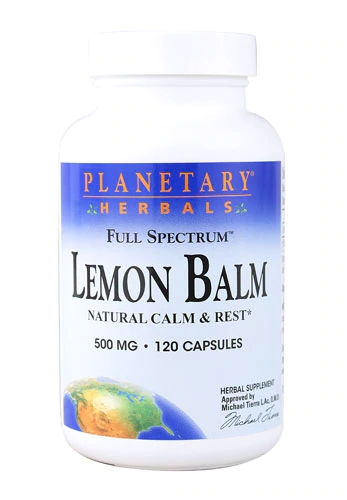 Planetary Herbals Melissa (Boldo) Full Spectrum 500mg - 120 Cápsulas