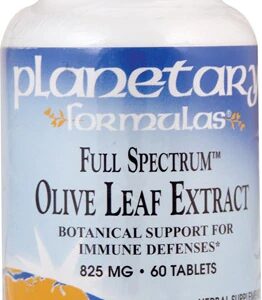 Extrato de Folha de Oliveira Planetary Herbals Full Spectrum 825mg - 60 Comprimidos
