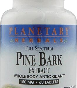 Extrato de Casca de Pinus Planetary Herbals Full Spectrum 150mg - 60 Comprimidos
