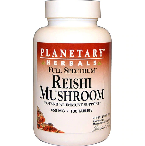 Planetary Herbals Reishi Mushroom Full Spectrum 460mg - 100 Comprimidos