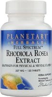 Comprar planetary herbals full spectrum™ rhodiola rosea extract -- 327 mg - 120 tablets preço no brasil eleuthero energy herbs & botanicals suplementos em oferta suplemento importado loja 51 online promoção -