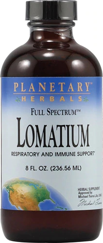 Planetary Herbals Extrato de Raiz de Lomatium Líquido 237ml - Suporte Imunológico Natural