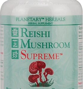 Planetary Herbals Reishi Mushroom Supreme 650mg 100 Comprimidos - Imunidade e Bem-Estar Natural