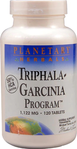 Planetary Herbals Triphala-Garcinia Program 1122 mg - 120 Comprimidos
