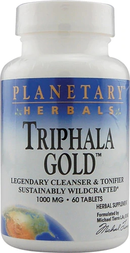 Planetary Herbals Triphala Gold 1000mg - 60 Comprimidos - Suplemento Natural