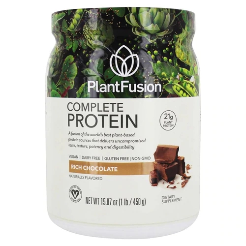 PlantFusion Proteína Vegana Completa Chocolate Rico - 454g