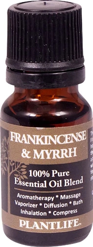 Óleo Essencial Plantlife Frankincense & Myrrh 100% Puro - Blend Revigorante 10ml