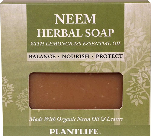 Sabonete Artesanal Plantlife Neem com Óleo Essencial de Capim-Limão 128g