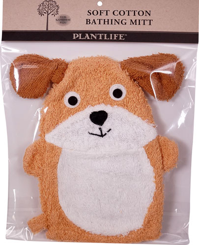 Luva de Banho Plantlife Ramie e Algodão Macio para Cães - 1 Unidade para Higiene Pet