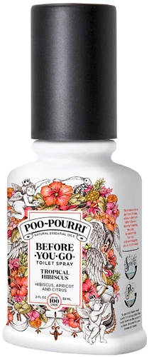 Poo-Pourri Antes de Ir Spray Higiênico Flores Tropicais Hibisco 59ml - Elimine Odores
