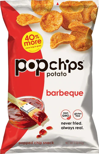 Popchips Batata Crocante Sabor Churrasco Sem Glúten 142g