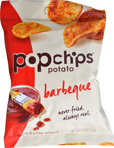 Popchips Batata Crocante Queijo Barbecue Sem Glúten 22g - Leve e Saboroso