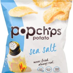 Popchips Batata Frita Sem Glúten Sabor Sal Marinho - 22.6g