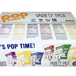 Poptime Pipoca Cozida em Panela Pacote com 24 Unidades - Sabor Irresistível!