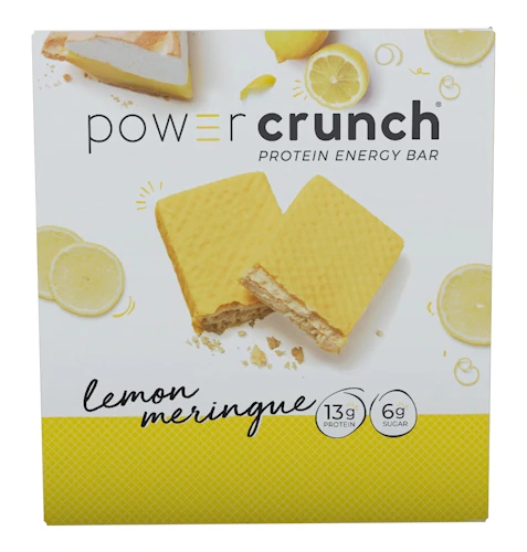 Power Crunch Barra de Proteína Energy Lemon Meringue - 12 Barras (Aprox. 540g)