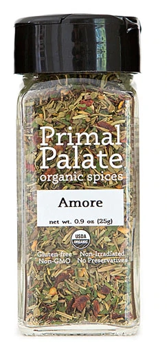 Tempero Orgânico Primal Palate Amore 25.5g - Sabor Autêntico e Saúde
