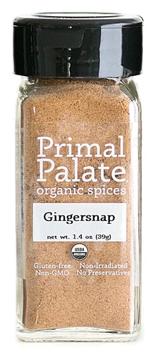 Gengibre em Pó Orgânico Primal Palate Gingersnap - 40g