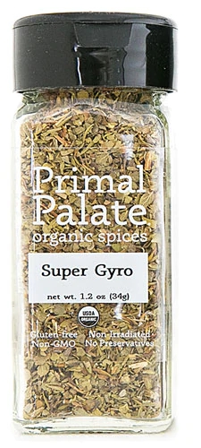 Tempero Orgânico Primal Palate Super Gyro 50g para Receitas Deliciosas