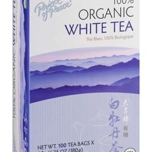Prince of Peace Organic White Tea -- 100 Tea Bags
