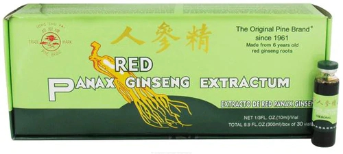 Prince of Peace Extrato de Ginseng Panax Vermelho Red - 30 Frascos (60ml)