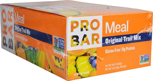 ProBar Meal Original Trail Mix 12 Barras - Refeição Energética Completa