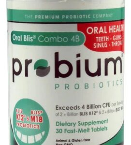 Probium Probiotics Oral Blis® Combo 4B: Saúde Bucal com 30 Comprimidos de Rápida Dissolução