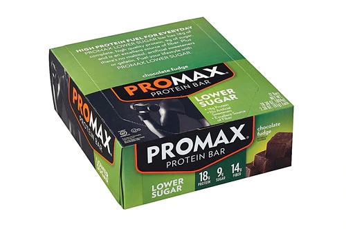 Barra de Proteína Promax Chocolate Fudge Baixo Açúcar - 12 Unidades (aprox. 720g)