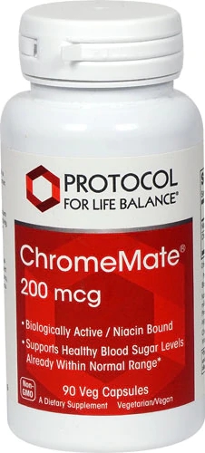 ChromeMate® Protocol For Life Balance - Cromo Picolinato 200mcg, 90 Cápsulas Veganas
