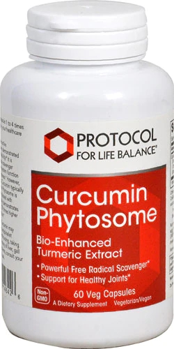 Curcumina Fitozômica Protocol For Life Balance - Extrato de Cúrcuma Bio-Aprimorado 60 Cápsulas Vegetais