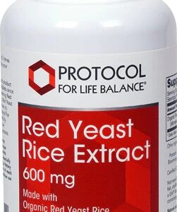 Protocol For Life Balance Extrato de Arroz de Levedura Vermelha 600mg - 90 Cápsulas Veganas