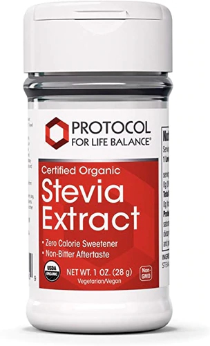 Adoçante de Stevia Protocol For Life Balance Zero Calorias 28g