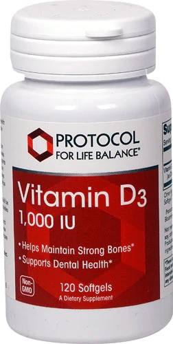 Protocol For Life Balance Vitamina D3 1000 UI - 120 Cápsulas Gelatinosas