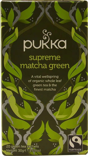 Chá Verde Pukka Supreme Matcha Green Sachets - 20 Sachês (40g)