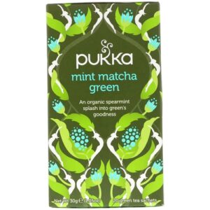Chá Verde Pukka Matcha com Menta - 20 Sachês (20g)