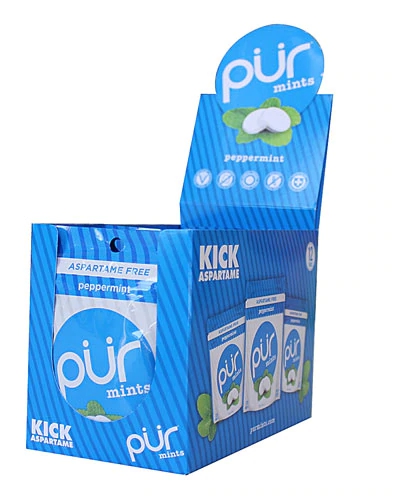 Pur Company Pur Mints Pastilhas Refrescantes de Hortelã Sem Aspartame - 12 Bandejas