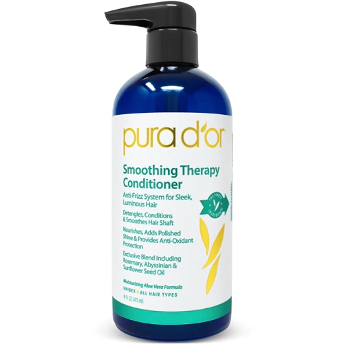 Condicionador Pura D'or Smoothing Therapy 473ml - Cabelos Lisos e Sedosos